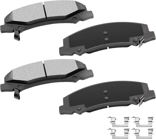 Miniatura 14 de Pastillas de freno de cerámica delanteras traseras 8 piezas para Mercedes-Benz CLK3/CLK430, 98-99 para Mercedes-Benz E300, 98-02 04 05