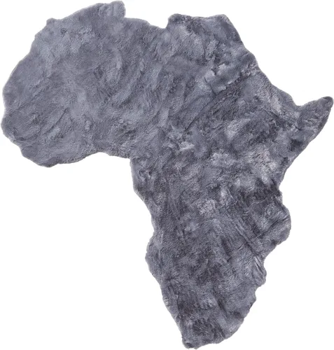 Miniatura 13 de Lith Home - Decoración africana para el hogar, alfombra de piel sintética de conejo, regalo impactante, felpa suave y lujosa, suelo de sala y Negro