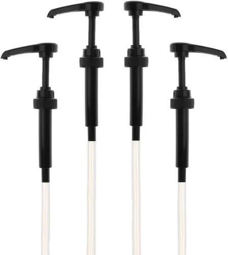 Miniatura 10 de Bomba de jarabe de café negro para botellas de 25.4 fl oz (paquete de 1) – Se adapta a Upouria, Jarabes Torani, Davinci