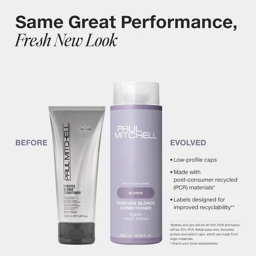 Miniatura 2 de Paul Mitchell Forever Blonde Conditioner, Repairs + Deeply Hydrates, Ideal For Bleached + Lightened Hair