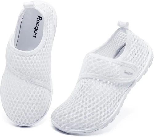 Miniatura 36 de Racqua Zapatos de agua, de secado rápido, ligeros, deportivos, acuáticos, para niños pequeños y grandes