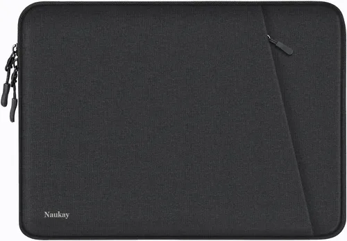 Miniatura 10 de Funda para laptop de 13.3 pulgadas, a prueba de golpes, funda protectora para computadora con bolsillo para accesorios, bolsa para laptop compatible