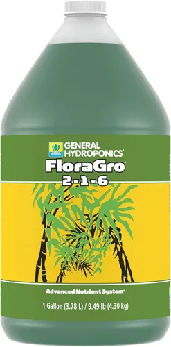 Miniatura 10 de General Hydroponics FloraBloom 0-5-4 Alimento vegetal, parte del sistema avanzado de nutrientes FloraSeries para plantas, 1 galón