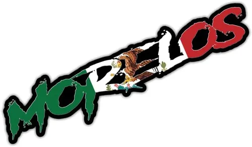 Morelos México - Adhesivo adhesivo para ventana, parabrisas, camión, SUV, MX Bandera, bandera mexicana (13 pulgadas de ancho)