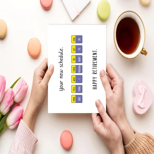 Miniatura 6 de Huameigf Divertidas tarjetas de jubilación para él y ella, regalos de humor para mujeres y hombres, felicitaciones nuevo calendario de jubilación