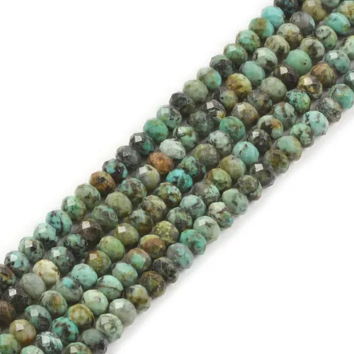 Miniatura 32 de 7 chakras piedras preciosas de 0.236 in de piedras preciosas facetadas Rondelle sueltas cuentas para hacer joyas DIY cuentas de 16 pulgadas