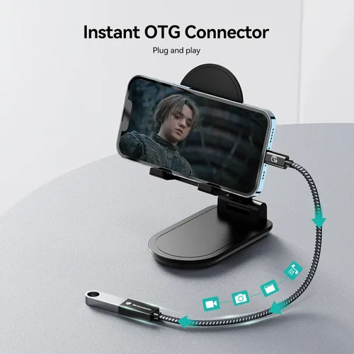 Miniatura 3 de Yottamaster Cable adaptador USB-C macho a USB-A hembra OTG - 10Gbps para teléfono, laptop, tableta e interruptor - 3.3 ft/3.3 pies