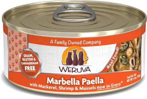 Miniatura 43 de Weruva Asian Fusion - Comida clásica para gatos, fusión asiática con atún y shirasu en salsa, lata de 5.5 onzas (paquete de 24)