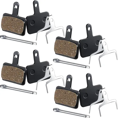 Miniatura 10 de Zonon 4 pares de pastillas de freno de bicicleta competibles con TRP Tektro Shimano Deore Br frenos de disco de bicicleta de montaña de alto