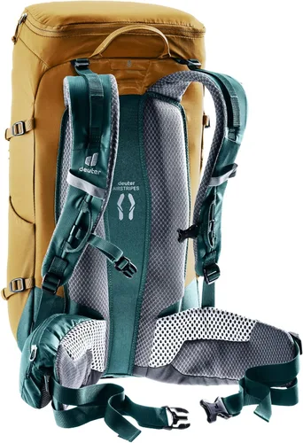 Miniatura 3 de Deuter Mochila Trail de 30L para ciclismo, senderismo y senderismo con ajuste estrecho, marco en U y transpirabilidad superior, almendra-profundo