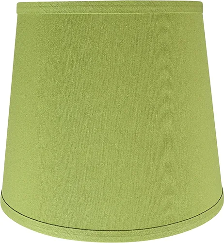Aspen Creative 58786A Empire Uno - Pantalla de lámpara en verde lima, 7 1/2 pulgadas superior x 10 pulgadas inferior x 8 1/2 pulgadas de altura