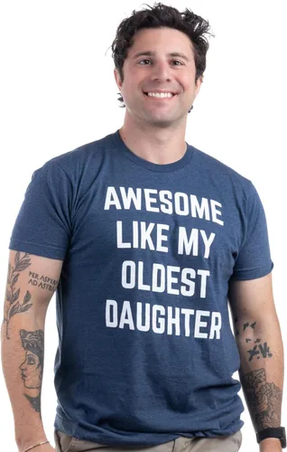 Miniatura 25 de Awesome Like My Daughter - Camiseta divertida con texto en inglés "Good Like My Daughter", camiseta de humor sarcástico para papá, abuelo, papá