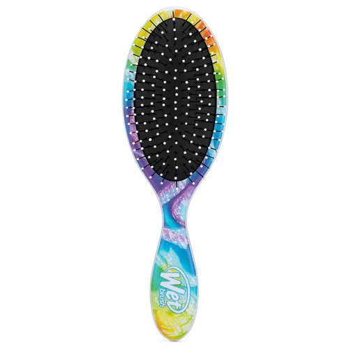 Miniatura 4 de Wet Brush Cepillo desenredante original, neutro (vórtice con brillantina), cerdas IntelliFlex ultrasuaves, cepillo desenredante que se desliza a