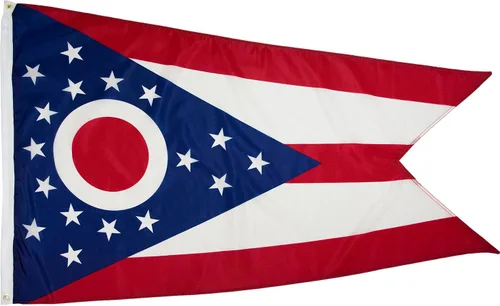Miniatura 80 de FlagSource Bandera del estado de nailon de Iowa, fabricada en los Estados Unidos, 4 x 6 pies Iowa 4x6