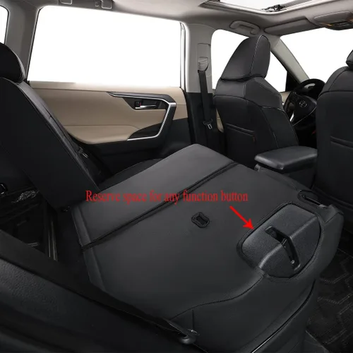 Miniatura 5 de EKR Rav4 Fundas de asiento a medida para Toyota Rav4 2021-2024 Prime SE, XSE y 2019-2025 Hybrid/PHEV SE, XSE, Funda de asiento de cuero para camión