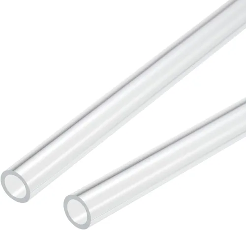 Miniatura 35 de MECCANIXITY Tubo acrílico transparente rígido redondo tubo 0.472 in (1/2") ID 15mm (0.6") OD 10" para lámparas y linternas, sistema de refrigeración