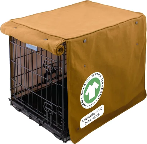 Miniatura 26 de Molly Mutt Wild Horses - Funda para jaula de perro, funda de lona 100% algodón con 2 paneles enrollables, ideal para jaula de perro o gato, Caballos