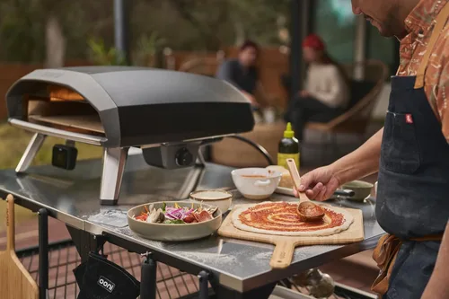 Miniatura 8 de Horno de Pizza a Gas Ooni Koda 2 Pro – Horno para Exteriores de 18" Alimentado por Propano con Regulador de 28 mBar y Manguera de Gas, Horno Fundido