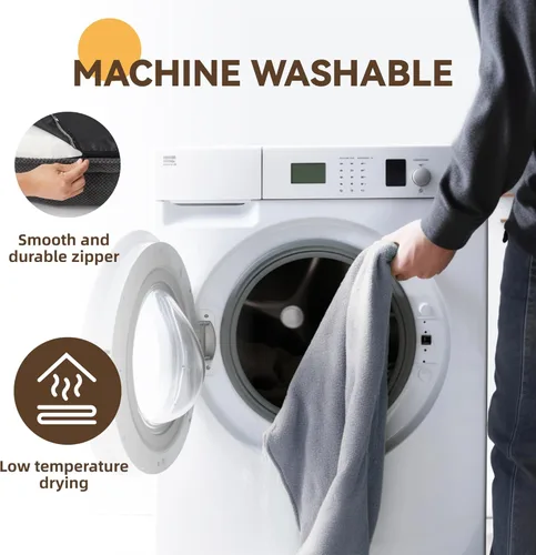Miniatura 7 de Cama Ortopédica para Perros Grandes, Sofá de Espuma Viscoelástica con Textura de Cartón de Huevos con Lados Cómodos, Cama Sofá Suave y Grande