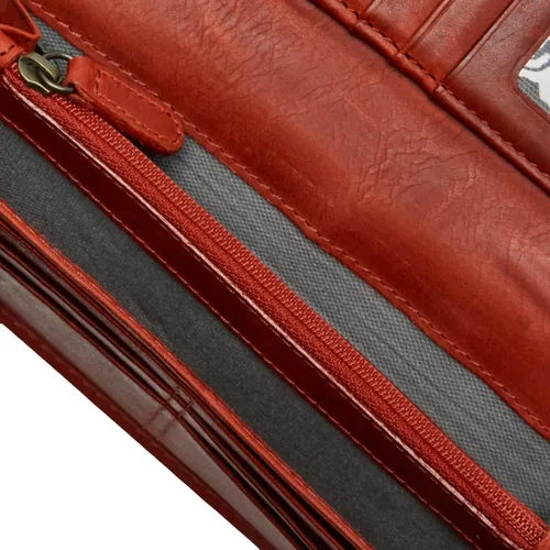 Miniatura 5 de FRYE Cartera de piel Melissa Continental Snap