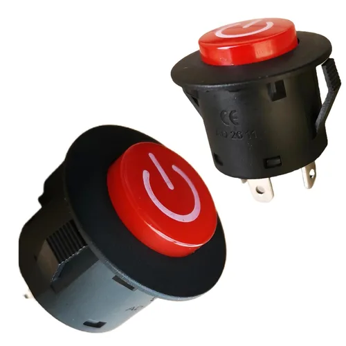 Miniatura 6 de 2 piezas de repuesto para interruptor de botón de encendido, piezas de repuesto para niños, juguete de juguete, ruedas eléctricas, pieza de repuesto