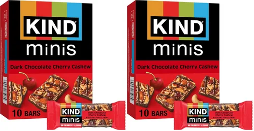 Miniatura 10 de KIND Minis, almendras y sal marina de caramelo, 0.7 onzas (paquete de 10)