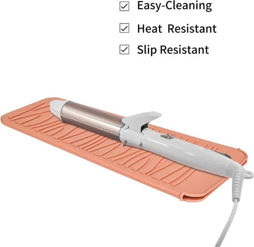 Miniatura 3 de Bolsa de viaje de silicona resistente al calor para alisadoras, prensadoras, rizadores, planchas planas y herramientas de peinado