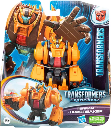 Miniatura 4 de Transformers Toys EarthSpark Warrior Class Terran Jawbreaker figura de acción, 5 pulgadas, juguetes robot para niños a partir de 6 años