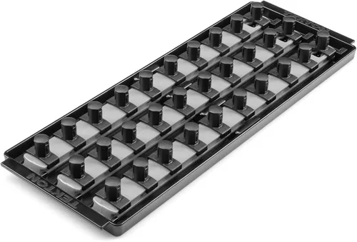 Miniatura 22 de TEKTON - Llave de tubo de 1/2 pulgada x riel de 33 cm con 10 clips (negro) OSR22210 Fabricado en EE. UU