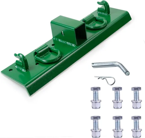 Ganchos de Cubo de Tractor con Pernos de Enganche, Ganchos con Pernos Receptor de 2", Ganchos de Agarre Grado G70, Anillos en D Forjados, Pernos de