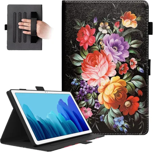 Miniatura 11 de Dteck Funda protectora de piel sintética con ranuras para tarjetas y función de soporte ajustable, para Samsung Galaxy Tab A7 de 10.4 pulgadas