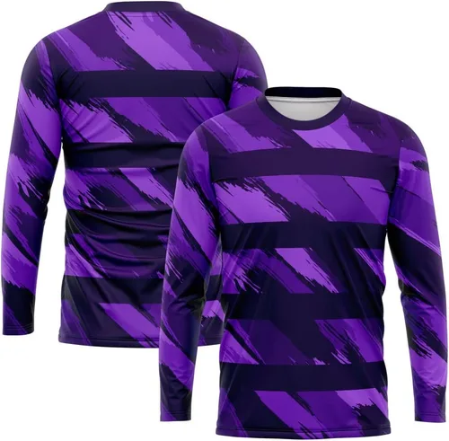 Miniatura 2 de Camiseta personalizada de manga larga de baloncesto, fútbol, fútbol americano, para adultos y niños