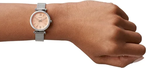 Miniatura 4 de Fossil Carlie Mini Reloj casual de cuarzo de acero inoxidable para mujer