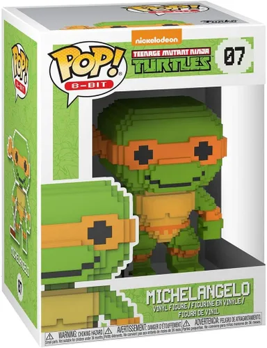 Funko 8-Bit Pop!: Teenage Mutant Ninja Turtles - Figura coleccionable de Michelangelo