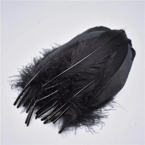 Miniatura 12 de Nature Peppermint Goose Feathers Crafts Plumes Jewelry Clothing Accessories Wedding Decoration Feather Purple 20 Pcs