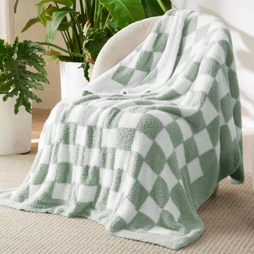 Miniatura 11 de Bedsure Manta Decorativa de Otoño para Sofá - Súper Suave, Acogedora y Cálida Manta de Punto Esponjosa, Transpirable, GentleSoft, Ligera para Cama