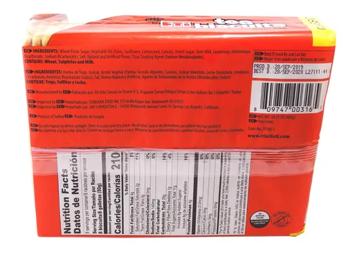 Miniatura 2 de Eti Galletas de té 2 x 2 paquetes (4 mangas envueltas individualmente), 28.22 oz, (28.2 onzas en total)