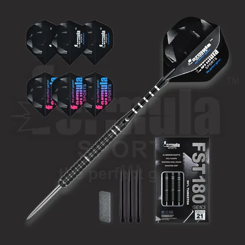 Miniatura 2 de Formula Sports Juego de dardos de tungsteno 90% de punta de metal de 0.74 oz/0.78 oz/0.81 oz/0.85 oz, juego de dardos de punta de acero profesional