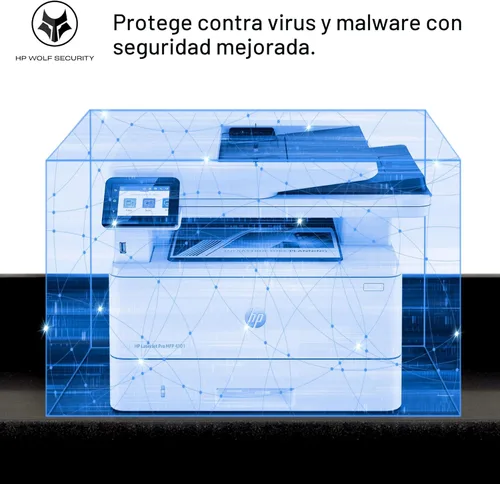 Miniatura 8 de HP Laserjet Pro MFP 4101fdn Impresora en blanco y negro, impresión, escaneo, copia, fax, velocidades rápidas, fácil configuración, impresión móvil