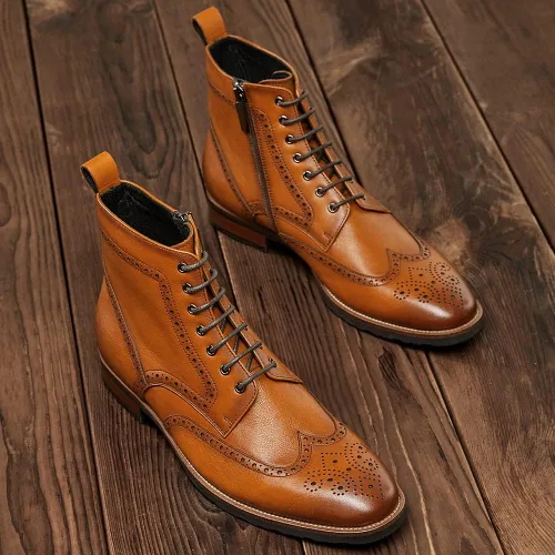 Miniatura 3 de Botas Oxford casuales para hombre, botas de vestir Chukka para hombre
