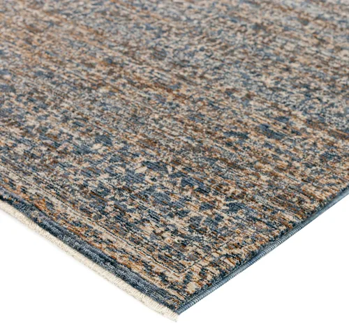 Miniatura 6 de Dalyn Rugs Yarra YA2 - Alfombra rectangular suave azul de 1 pies 8 pulgadas x 2 pies 6 pulgadas, fácil de limpiar, no se desprende, para dormitorio