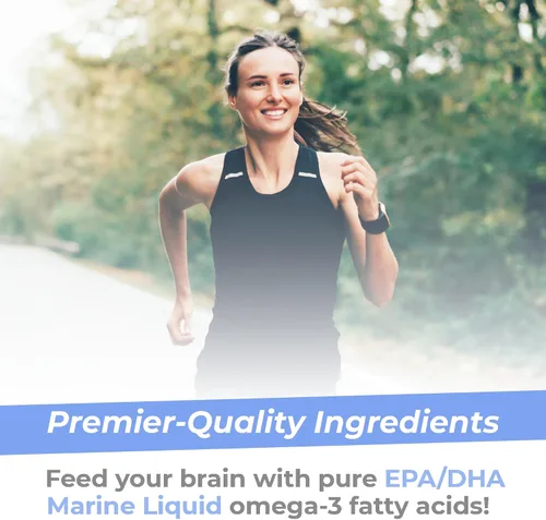Miniatura 6 de Premier Research Labs EPA/DHA Marine Liquid - Aceite de pescado líquido Omega 3, suplemento de aceite de pescado líquido Omega 3 para adultos, apoyo