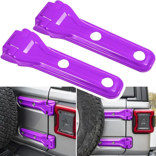 Miniatura 12 de Cubierta de bisagra para compuerta trasera de Jeep Wrangler JL JLU, accesorios de decoración exterior - 2018-2024, 2 puertas y 4 puertas, cubierta