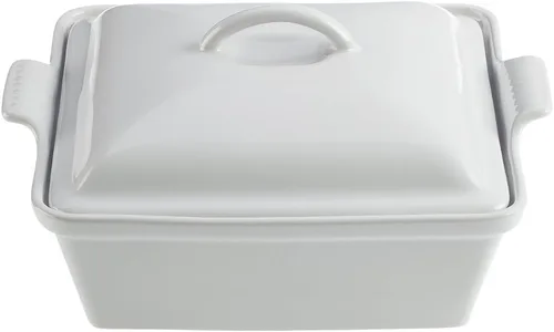 Miniatura 8 de Le Creuset Cacerola cuadrada cubierta de gres Heritage, 2.36L (9"), Sal Marina Sea Salt