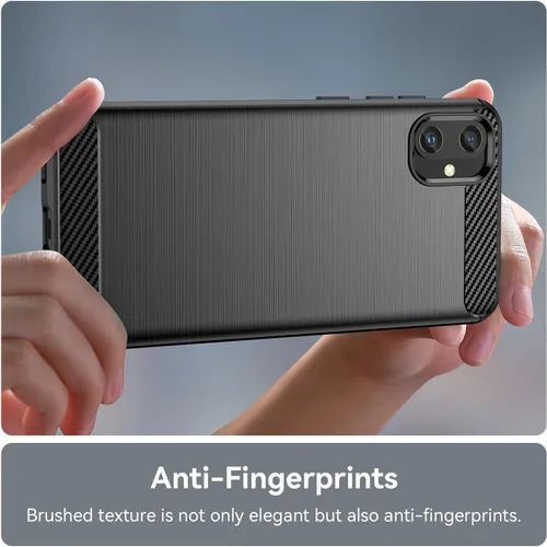 Miniatura 6 de Osophter Para Galaxy A05 Caso: con 2 unids Protector de pantalla Absorción de Golpes Flexible TPU Cubierta Protectora de Caucho para Samsung Galaxy
