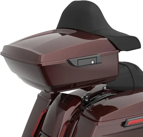 Miniatura 57 de Moto Onfire King Tour - Maletero con almohadilla de respaldo para Harley Touring 1997+ (Barracuda Silver)