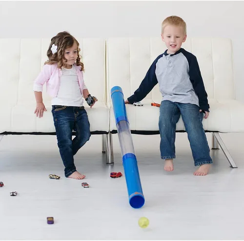 Juego de pista Tot Tube - Pista de carreras de coche de juguete y rampa de bolas