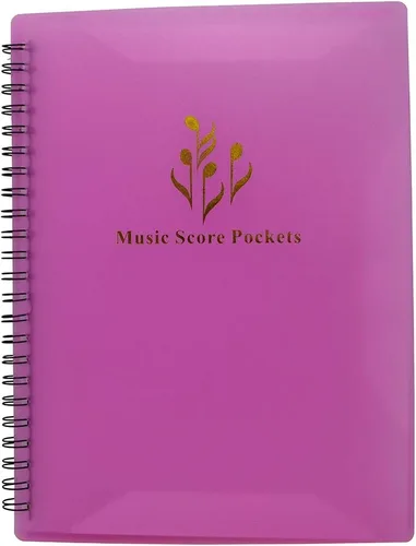 Miniatura 8 de Archivo de partituras de música, carpeta de almacenamiento de papel, carpeta de espectro de cambio creativo A4, tamaño carta, carpeta de partituras