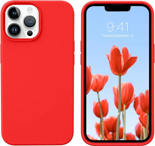 Miniatura 147 de GUAGUA Funda compatible con iPhone 17 Pro Max de 6.9 pulgadas, silicona líquida, goma de gel suave, delgada, forro de microfibra delgada