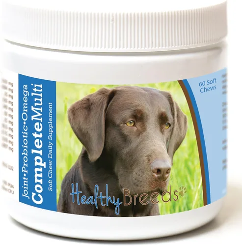 Miniatura 145 de Healthy Breeds Pug todo en uno multivitamínico suave masticable 60